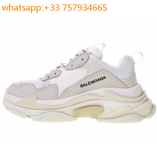 basket balenciaga homme beige